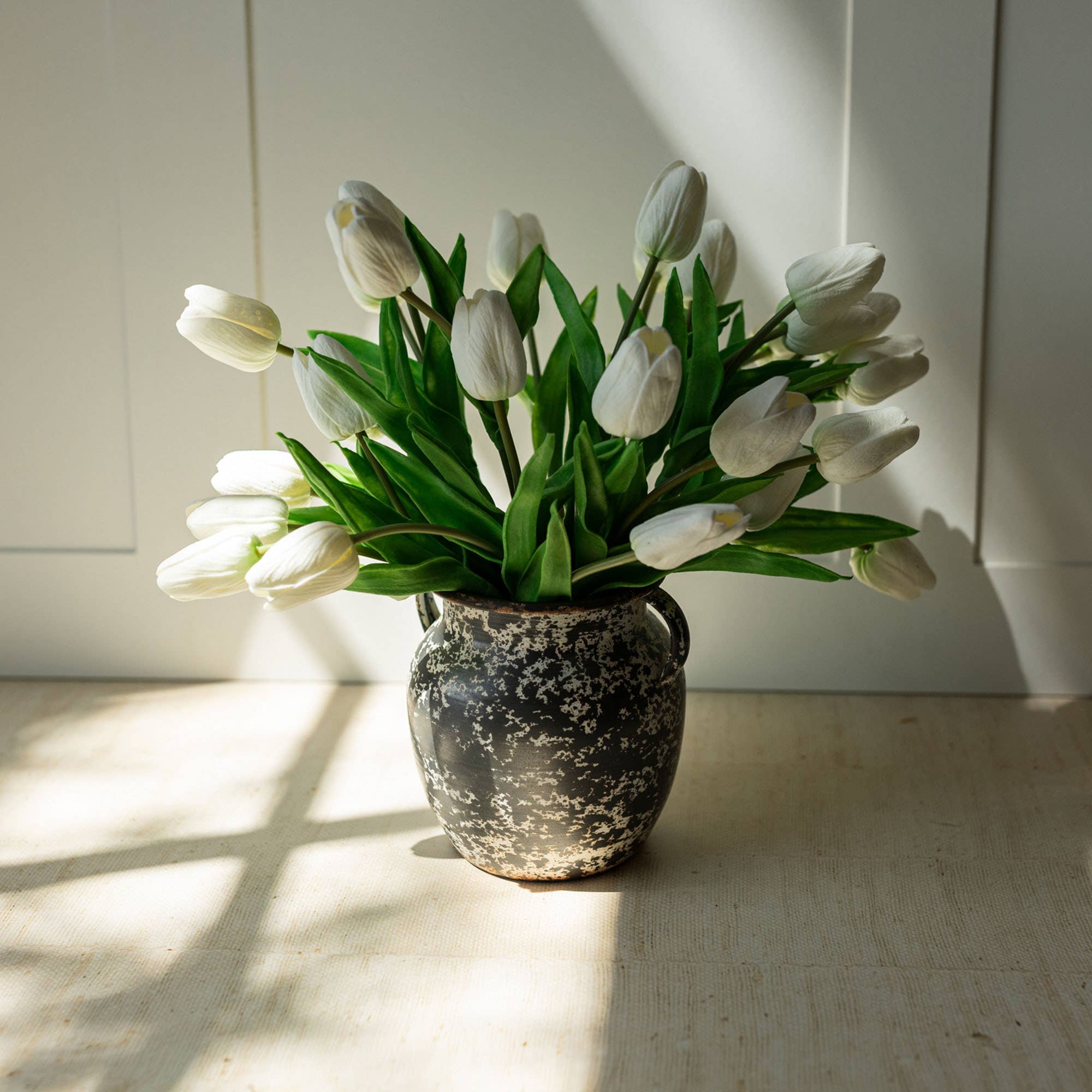 Hudson Metal Urn Bud Vase